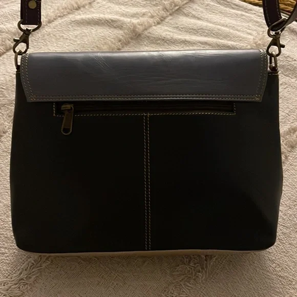 Folklore Couture Crossbody bag- Genuine Leather-Leopard- Clutch - Picture 6 of 11